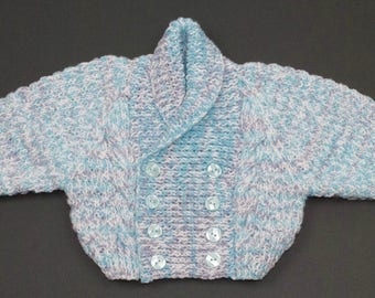 Boy's Shawl Collar Cardigan
