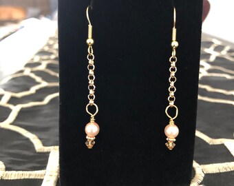 Modern Pearl Earrings