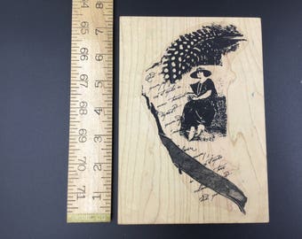 A Lost Art by Penny Black Rubber stamp