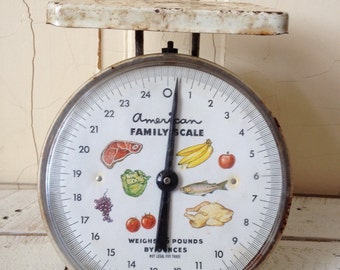SALE*Shabby Chic- White- Chippy- American Family Scale - Farmhouse Decor