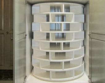 Shoe Storage | Shoe Organization | Lazy Susan | Fit Any Size Space from Floor to Ceiling | Free Ship!