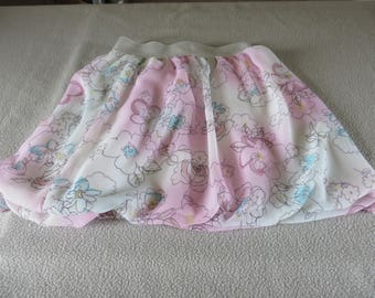 Balloon skirt romantic pastel flowers (5)