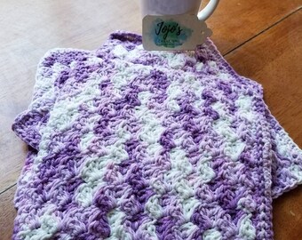 Kitchen dishcloths, crochet dishcloths, handmade washcloths,
