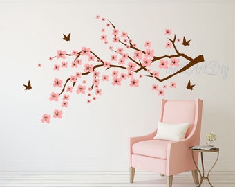 Cherry blossom wall | Etsy