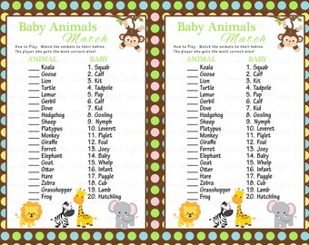 Baby Shower Word Scramble Game Printable Baby Shower Games