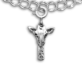 Sterling Silver Giraffe Charm