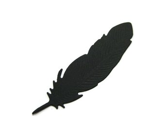 Paper Feather Die Cut Set of 25