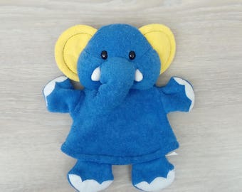 Marionnette éléphant jouet bébé