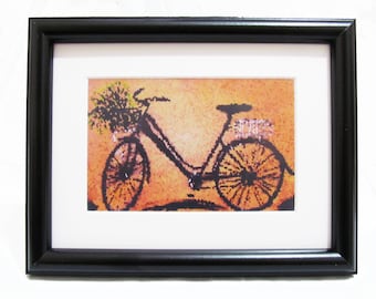 Vintage Bike - Art print From Original painting without Frame