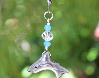 Shark Fan Pull - Fan Chain, Fan Pull, Ceiling Fan Pull, Beach Decor, Beach Cottage, Shark Fan Pull