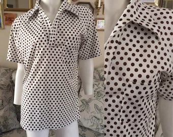 LILLY DACHE Polka Dot Top Size: 6