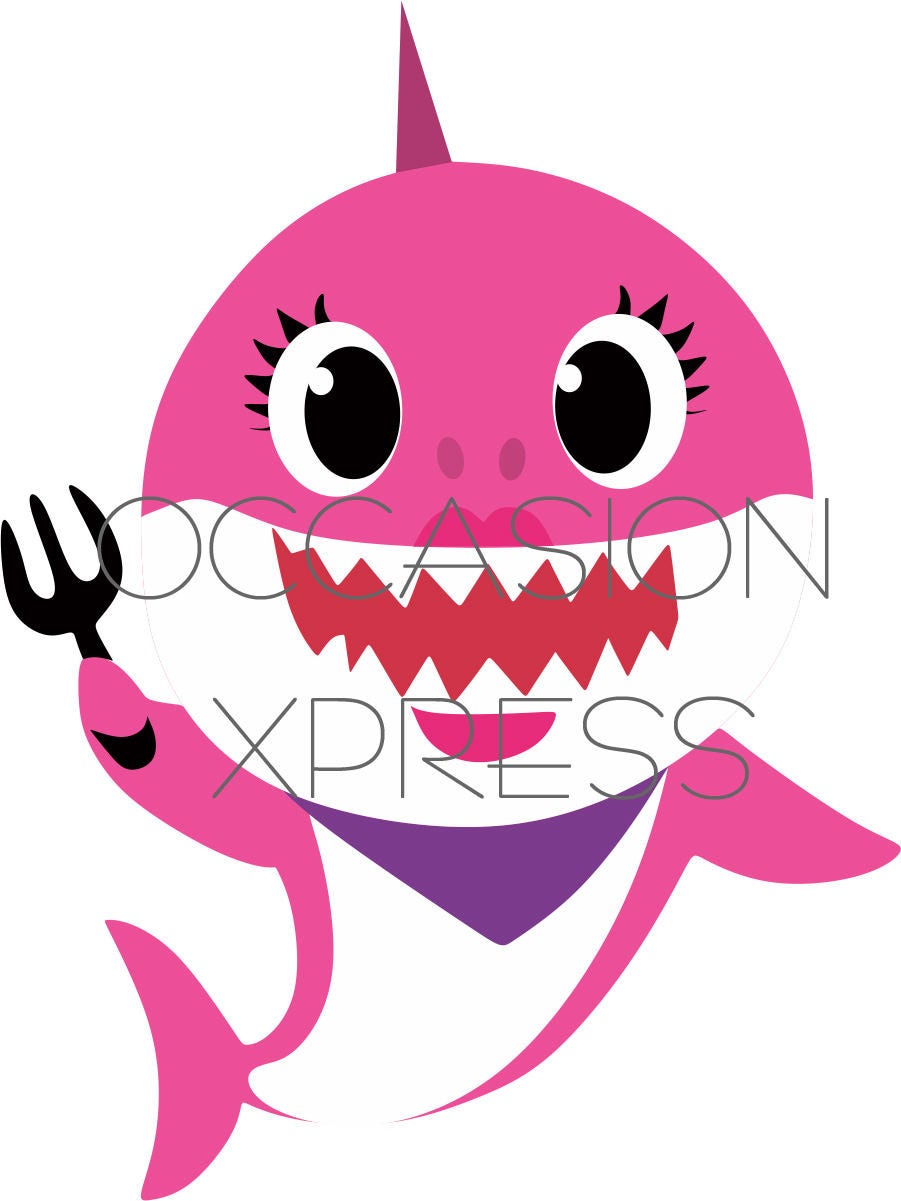 Baby Shark PinkFong Individual Sharks Digital Files from OCCASIONXPRESS ...