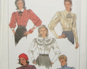Simplicity 8240 Misses Blouse Sewing Pattern New/Uncut Size 6,8,10