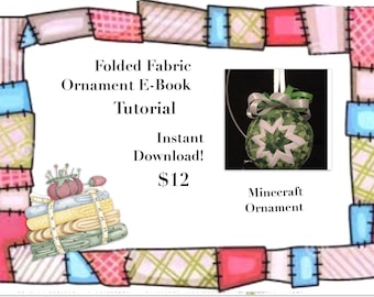 Make your Own Minecraft Ornament Tutorial- No Sew!