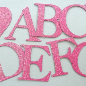 large glitter letter etsy