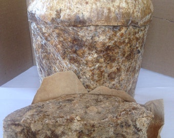 1 lb - 100% Fair Trade, Ghana, Organic African Black soap