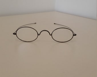 1800s Reading Glasses; Ready to Wear; +0.75 Slight Strength; Engraved on Bridge Geo. H. Brown; Excellent Condition; Reenactors; Civil War