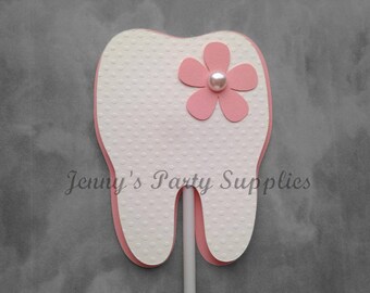 Baby's First Tooth Cake Toppers, 1st Tooth Cake Decoration, First Molar Cake Topper