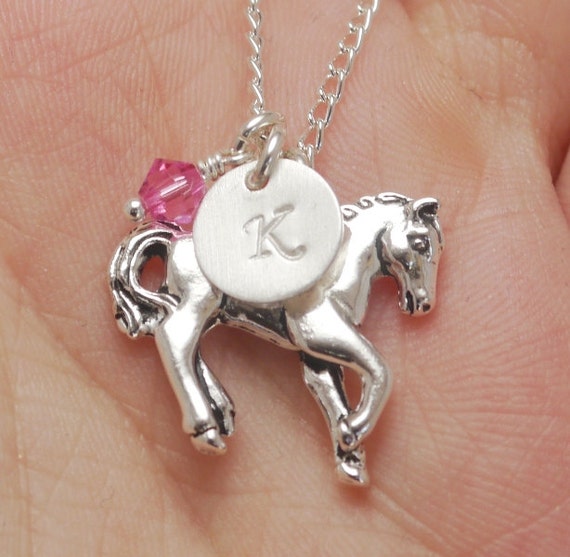 Horse Necklace Horse Charm Horse Little Girl Necklace