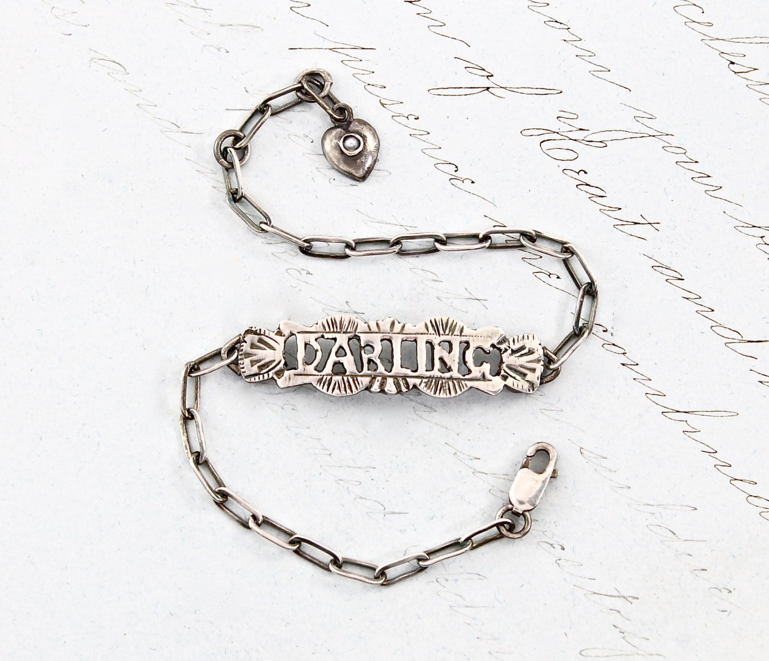 Darling ID Bracelet Sterling Personalized Name Friendship