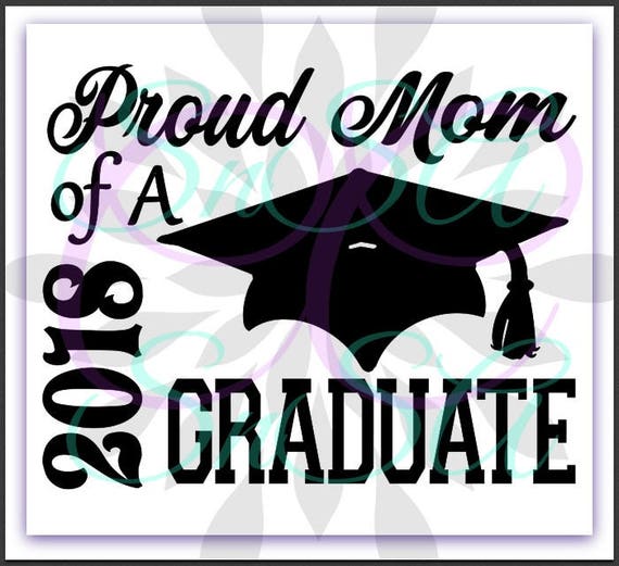 Download 2018 SVG Proud Mom Senior Class Dad Graduation Hat Cap Tassel