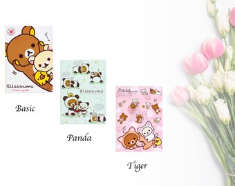 Rilakkuma, Korilakkuma, panda, tiger folder, cat file, portfolio, paper organizer, storage, cute stationery, school supply, office supply