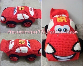 Lightning McQueen-AmigurumiTRDesignTeam