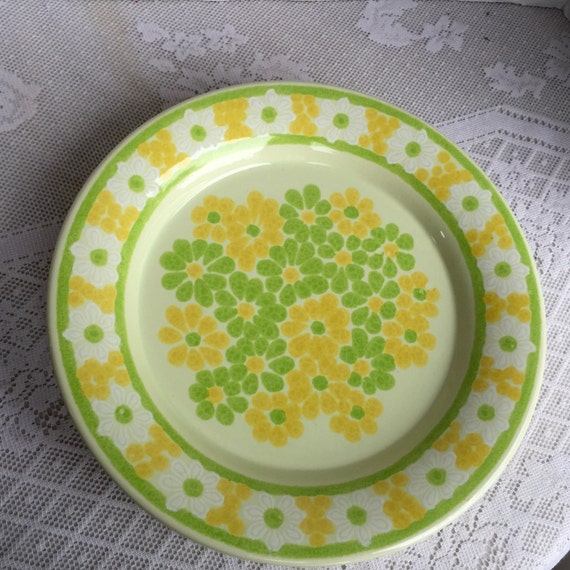 Franciscan Picnic Dinner Plates / Vintage California Pottery