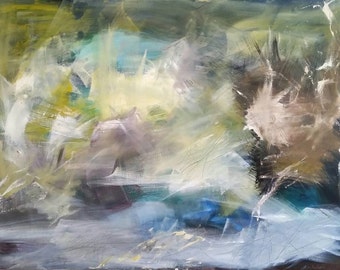 Abstract 30"x40" Acrylic on canvas.