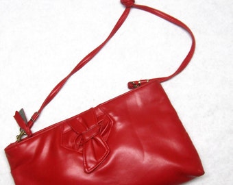 Lipstick Red Purse Shoulderbag Handbag