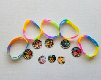 10 Pieces - Angry Birds band bracelets party favors