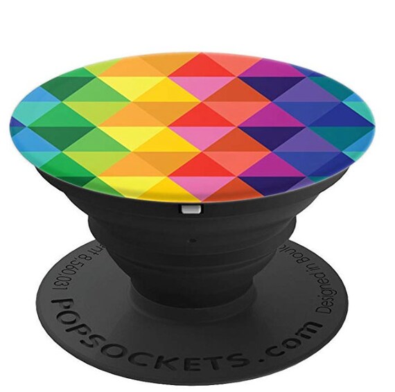 Popsocket Finger Grip/Kickstand - Rainbow Phone Stand - PopSockets Grip and Stand for Phones and Tablets