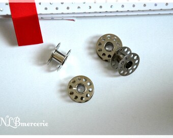 Spools of bobbin - Standard 120/01 - sewing machine metal 8 pcs