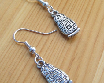 Russian Doll Babushka Lady Earrings