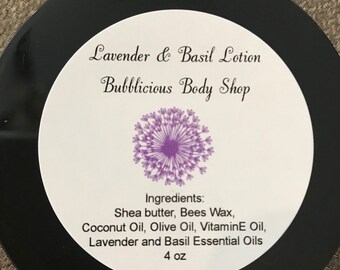 Lavender & Basil Lotion