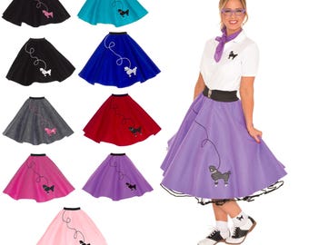 Adult 50's POODLE SKIRT