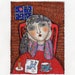 drawing illustration original girl woman artist modern folk art