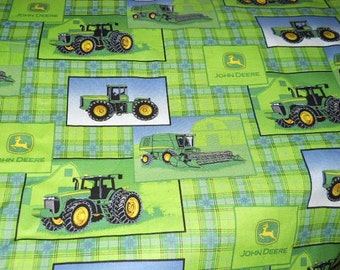 MadieBs Custom John Deere Tractors Cotton Basinette Sheet