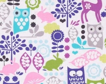 Patchwork OWL Miller fabric