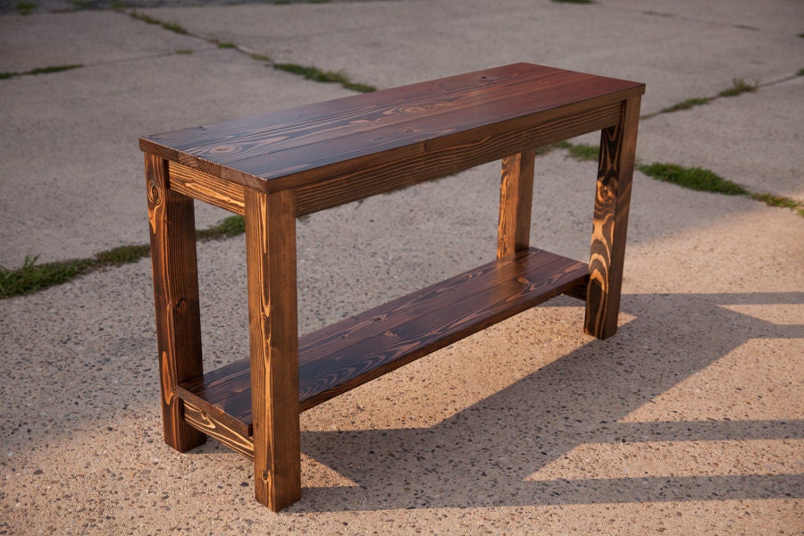 48 sofa table solid wood farmhouse sofa table