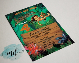 Tarzan Invitation Printable