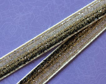 black velvet glitter Ribbon
