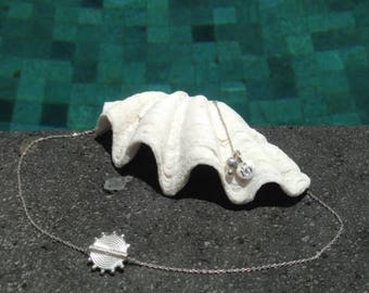 Sun necklace - Sterling Silver 925 - Sunshine Collection