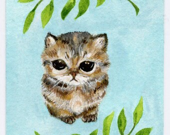 Kitten, original ACEO