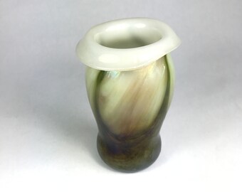 Anthony Parker Studio Art Glass Vase 1974