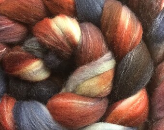 Targhee Bamboo & Silk Combed Top Roving Detroit