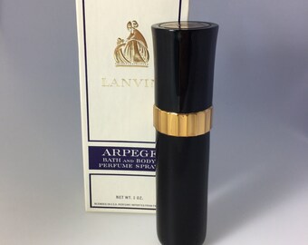 Vintage 1oz Lanvin Arpege Bath & Body Perfume Spray In Box, No 837, Lanvin Arpege Vintage Perfume