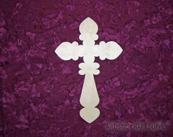 Wood Cross Unfinished Wooden Crosses 7" x 11" inch Crafts Part C11-135