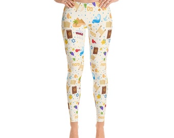 Passover Leggings- Pesach Pants: Seder Outfit, Pesach, Jewish holiday,