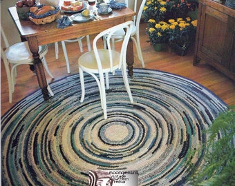 Crochet Rug Pattern Rag Rug Just Like Grandma Used to Make from Fabric Strips PDF